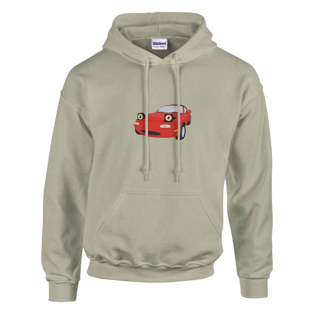 Bildbeschreibung:
Hoodie, speziell für Fans vom Mazda MX-5 "Miata"